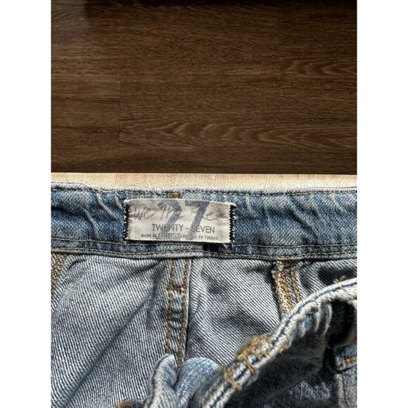 We The Free Florence Flare Jeans Medium Light Wash Size 27 - Picture 2 of 6